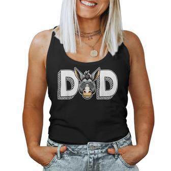 Dad Costume Donkey Sunglasses Father's Day Owner Lover Women Tank Top - Thegiftio UK