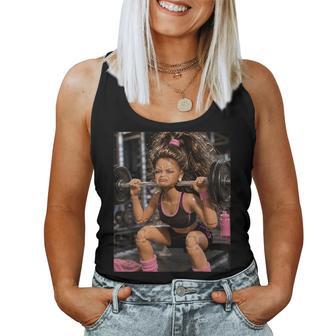 Disgusting Gym Girl Workout Meme Humor Fitness Women Tank Top - Monsterry DE