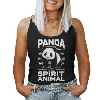 Donna Panda È Il Mio Animalepirituale Con Collo A Canotta da donna - Novitaregali