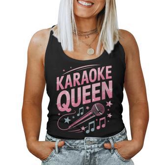 Drôle Karaoké Queen Chantant Les Amateurs De Musique Débardeur pour femme - Cadeauxyz