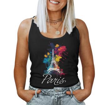 Eiffelturm Paris Mädchen Reise Urlaub Frankreichouvenir Tank Top Frauen - Seseable