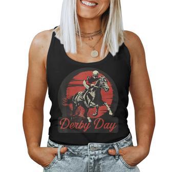 Elegant Derby Racing Day Ky Horse Racing Spectacle Women Tank Top - Thegiftio UK