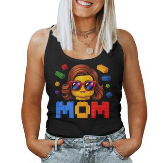 Family Mom Master Builder Building Bricks Blocks Women Tank Top | Seseable UK