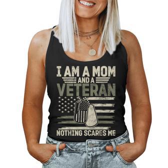 Female Veteran Veteran's Day Veteran Soldier Patriotic Women Tank Top - Thegiftio