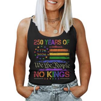 250Th Anniversary No Kings Lgbt Pride Women Women Tank Top - Thegiftio UK