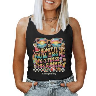 Admit It You'll Miss Me 6-7 Times This Summer Retro Women Tank Top - Thegiftio UK