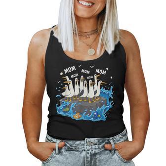 Mom Seagull Family Mother Lover Women Women Tank Top - Thegiftio UK