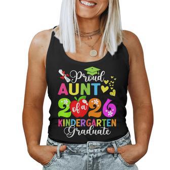 Proud Aunt Of A 2026 Kindergarten Graduate Women Tank Top - Monsterry