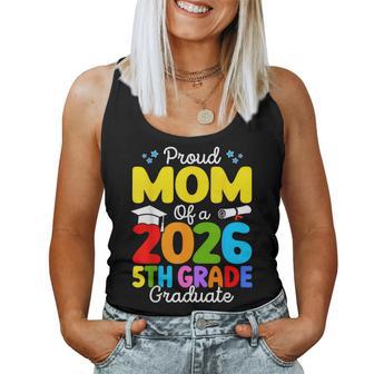 Proud Mom Of A Class Of 2026 5Th Grade Graduate Mother Women Tank Top | Seseable UK