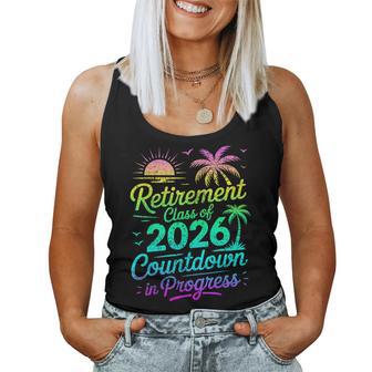Retirement Class Of 2026 Countdown In Progress Teacher Women Tank Top - Thegiftio UK