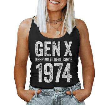 Generación X 1974 Hombres Esintage Desde 1974 Gen X Camiseta sin mangas para mujer - Regaloses