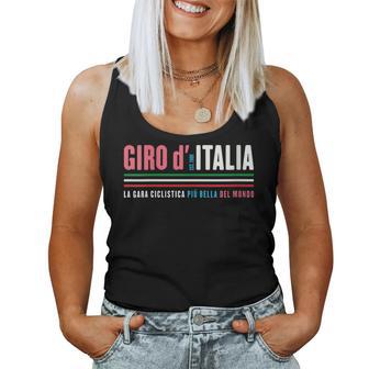 Giro D Italia La Carrera Ciclista Más Bella Del Mundo Italiano Cuello Camiseta sin mangas para mujer - Regaloses