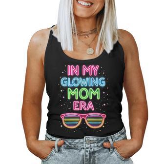 In My Glowing Mom Era Groovy Colorful Bright Women Tank Top - Thegiftio UK