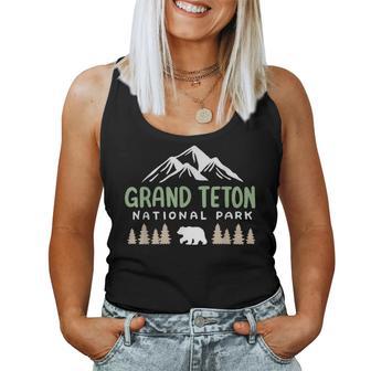 Grand Teton National Park Us Wyoming Mountain Kids Women Tank Top - Thegiftio UK