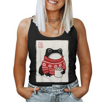 Grumpy Frog Japanese Kids Christmas Women Tank Top - Thegiftio