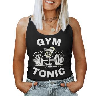Gym And Tonic Jeu De Mots Humoristique Pour Fitness Débardeur pour femme - Cadeauxyz