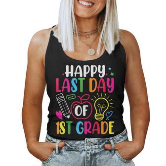 Happy Last Day Of 1St Grade Teacher Graduation Hello Summer Women Tank Top - Monsterry