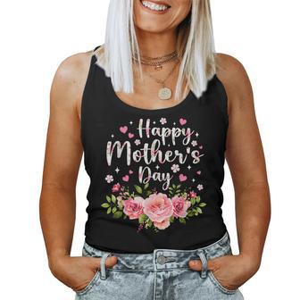 Happy Mother's Day 2026 Cute Floral For Mom Grandma Women Tank Top | Mazezy