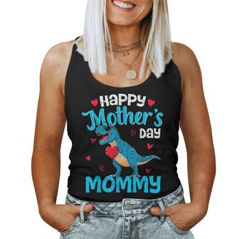 Happy Mother's Day Mommy T Rex Dinosaur For Son Toddler Boys Women Tank Top - Thegiftio UK