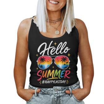 Hello Summer Happy Last Day Of School Teacher Student Women Tank Top - Thegiftio UK