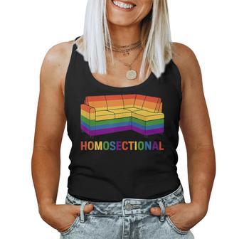 Homosectional Lgbt Gay Pride Rainbow Flag Ally Women Tank Top - Thegiftio UK