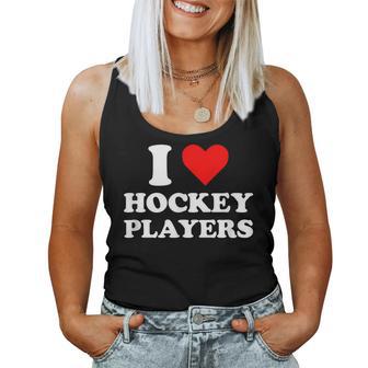 Ich Liebe Hockeyspieler Lustige Campus-Romanze 2026 Tank Top Frauen - Seseable