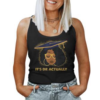 Its Doctor Actually Graduation Healthcare Afro Black Women Women Tank Top - Thegiftio UK