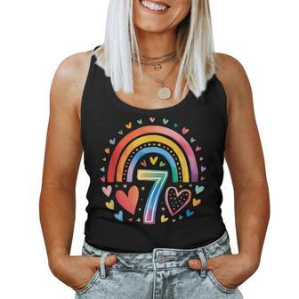 J'ai Déjà 7 Ans Anniversaire Arc-En-Ciel Pour Fille Débardeur pour femme - Cadeauxyz