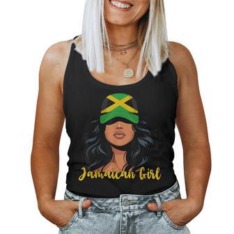 Jamaican Girl Jamaica Flag Proud Afro Jamaican Women Women Tank Top - Thegiftio UK