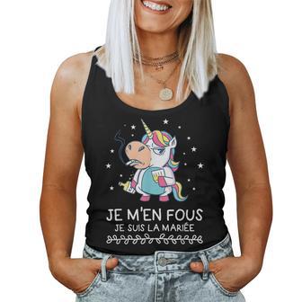 Je M'en Fous Jeuis La Mariée Enterrement De Jeune Fille Débardeur pour femme - Cadeauxyz