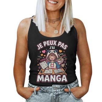 Je Peux Pas J'ai Manga Fille Panda Et Ramen Otaku Anime Débardeur pour femme - Cadeauxyz