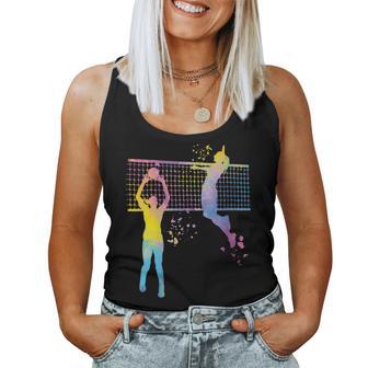 Joueur Deolley-Ball Colorsplash Pour Filles Et Enfants Débardeur pour femme - Cadeauxyz
