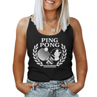 Joueurs De Tennis De Table Tennis De Table Jeux De Ping-Pong Débardeur pour femme - Cadeauxyz