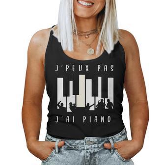 J'peux Pas J'ai Piano Cadeau Instrument De Musique Pianiste Débardeur pour femme - Cadeauxyz