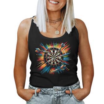 Jugador De Dardos Dardos Cuello Camiseta sin mangas para mujer - Regaloses