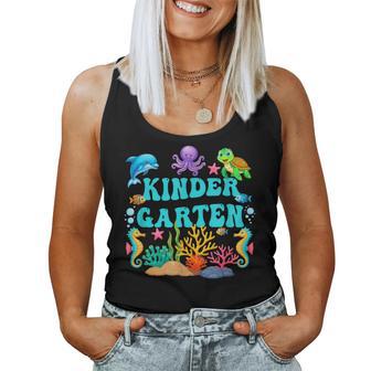 Kindergarten Teacher Student Sea Life Ocean Animal Lover Women Tank Top - Thegiftio UK