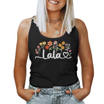 Lala Mother's Day For Grandma Wildflower Floral Women Women Tank Top | Mazezy