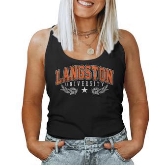 Langston Institute Of Technology Arch Vintage For Women Women Tank Top - Thegiftio UK