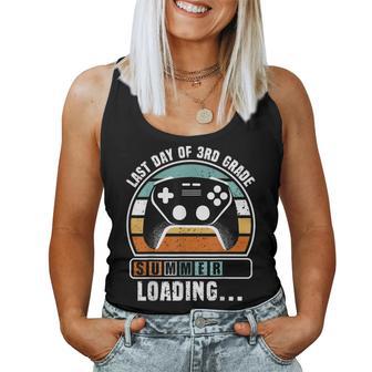 Last Day Of 3Rd Grade Summer Loading School Out Gaming Kids Women Tank Top - Thegiftio UK