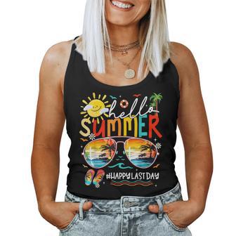 Last Day Of School Hello Summer Vacation Teacher Student Women Tank Top - Thegiftio