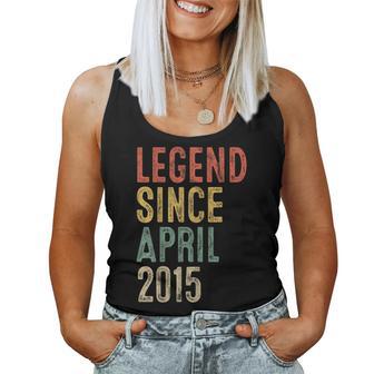 Legend April 2015 11Th Birthday Boy Girl 11 Year Old Women Tank Top - Thegiftio UK
