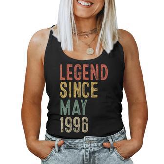 Legend May 1996 30Th Birthday 30 Year Old Women Tank Top | Mazezy