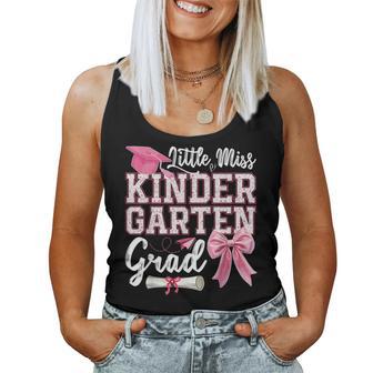 Lil Miss Kindergarten Grad Graduation Last Day Of School Women Tank Top - Thegiftio UK