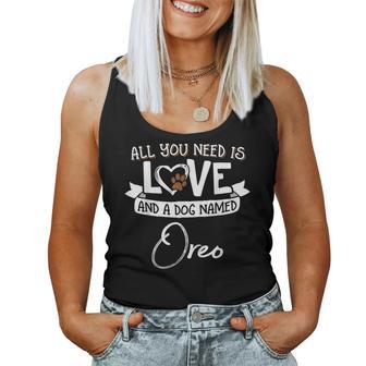 Linda Camisa De Perro Llamado Oreo Para Es Y Hombres Camiseta sin mangas para mujer - Regaloses
