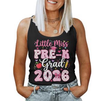 Little Miss Pre-K Grad 2026 Graduate Last Day Kids Girl Women Tank Top | Seseable UK