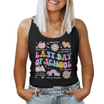 I Love You Class Dismissed Last Day Of School Teacher Kids Women Tank Top - Thegiftio UK
