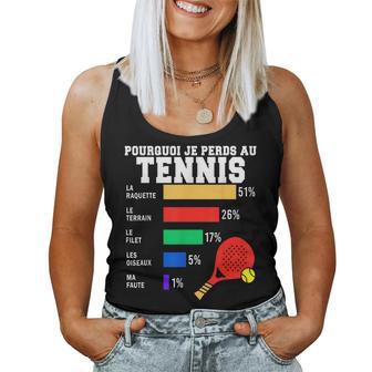 Maillot Tennis Perdant Humour Joueur De Tennis Homme Débardeur pour femme - Cadeauxyz