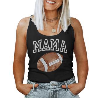 Mama Of The 1 Year Old Football First Birthday Boy Family Women Tank Top - Monsterry