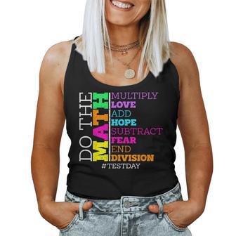Do The Math Test Day Multiply Math Teacher Women Tank Top | Seseable UK