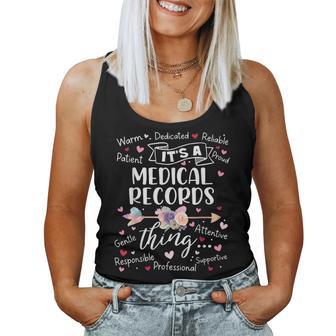 Medical Records Director Squad Team Crew Medical Clerk Women Women Tank Top - Thegiftio UK